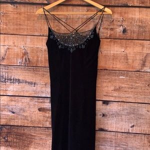 Dave and Johnny Velvet Dress